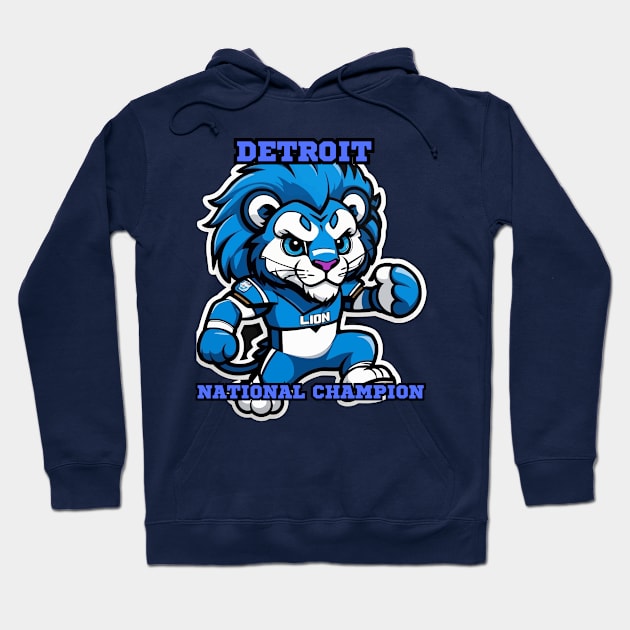 Detroit Lions Hoodie by Charlie Dion